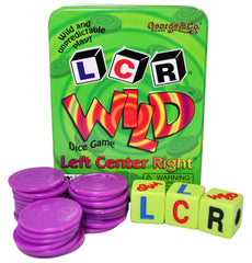LCR - Left Center Right Wild Tin Card Game