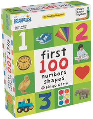 First 100 Numbers Shapes Bingo Game