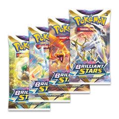 Pokemon TCG Brilliant Stars Booster Packs x4