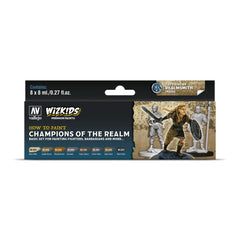 LC Wizkids Premium Paint Set by Vallejo: Champions of the Realm