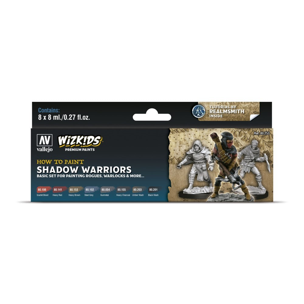 LC Wizkids Premium Paint Set by Vallejo: Shadow Warriors