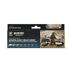 LC Wizkids Premium Paint Set by Vallejo: Woodland Creatures