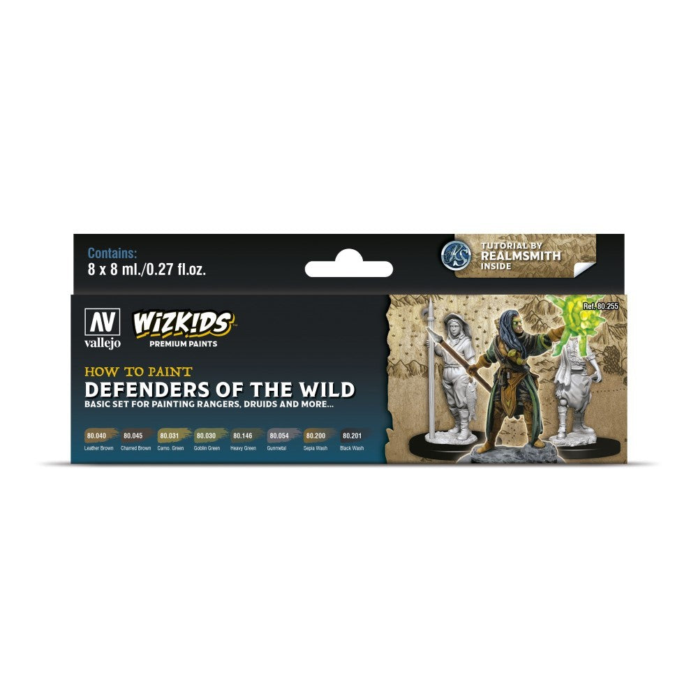 LC Wizkids Premium Paint Set by Vallejo: Defenders of the Wild