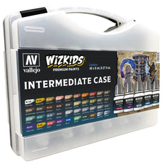 Wizkids Premium Paint Set by Vallejo: Intermediate Case