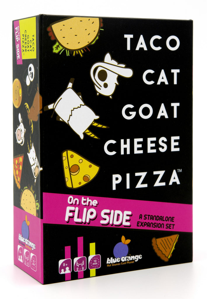 Taco Cat Goat Cheese Pizza on the Flip Side (Stand Alone Expansion) Board Game