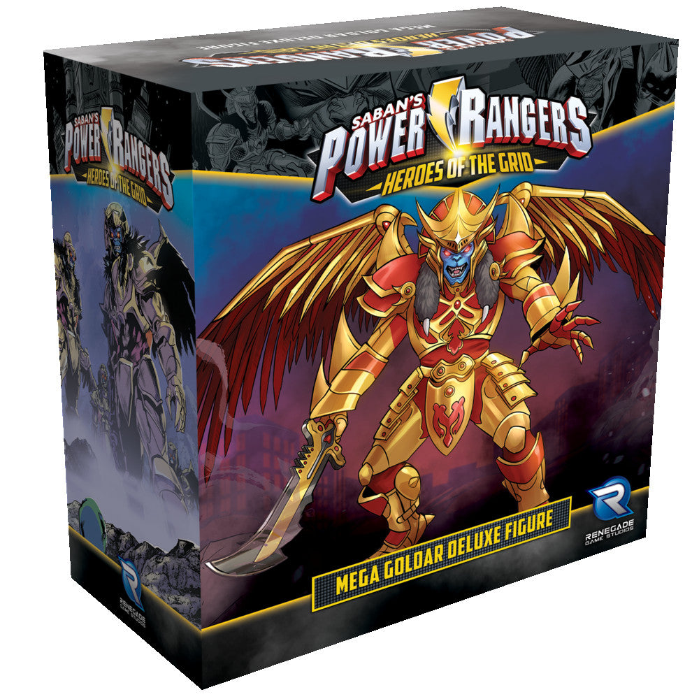 Power Rangers Heroes of the Grid - Mega Goldar Deluxe Figure Board Game