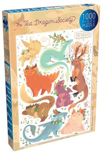 Renegade Games Puzzle The Tean Dragon Society #1 - Common Varieties of Tea Dragons 1000 pieces