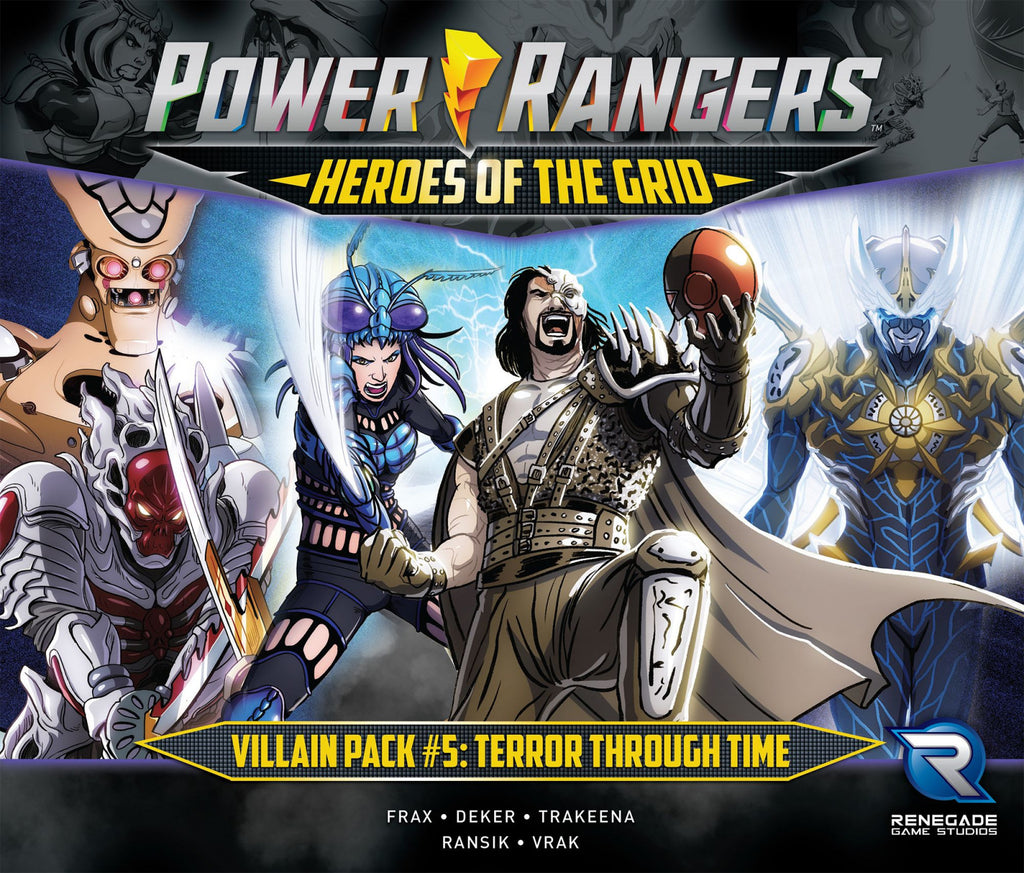 Power Rangers Heroes of the Grid Villain Pack 5 Terror Through Time Board Game