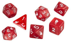 LC Power Rangers RPG Dice Set - Red (Set of 7)