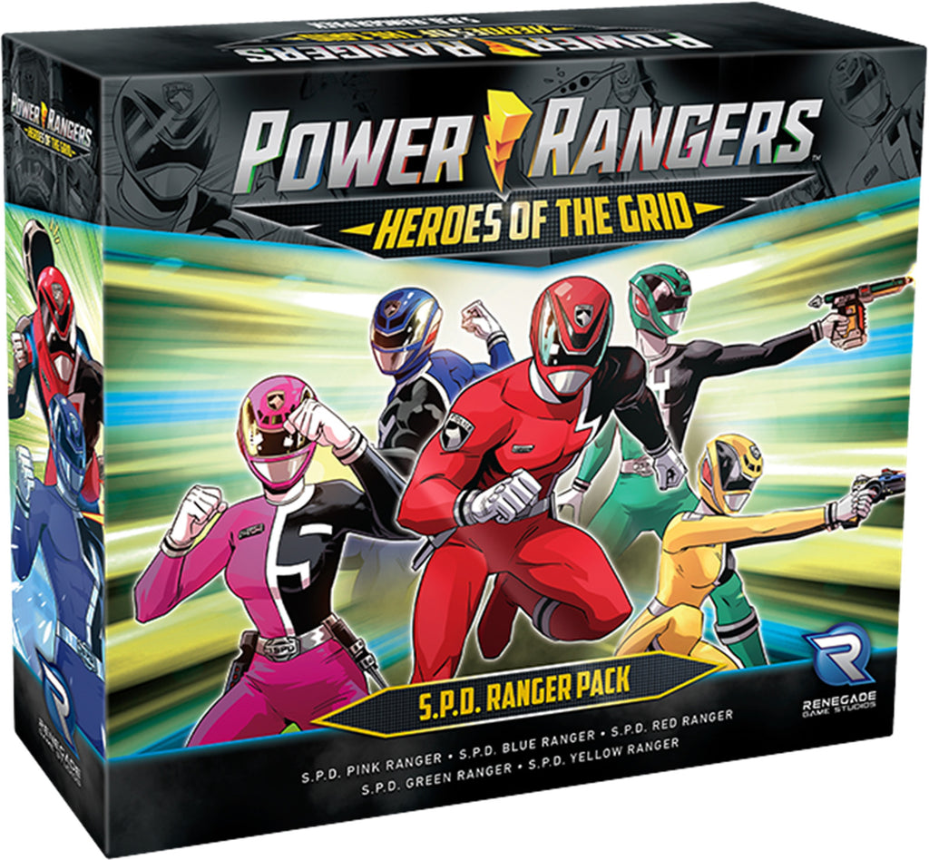 Power Rangers Heroes of the Grid S.P.D Ranger Pack Board Game