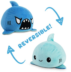 Reversible Plushie - Shark Light Blue/Blue