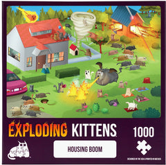 Exploding Kittens Puzzle Housing Boom 1000 pieces