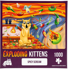 Exploding Kittens Puzzle Spicy Scream 1000 pieces