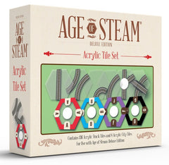 PREORDER Age of Steam Deluxe - Acrylic Train Tiles Board Game