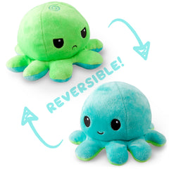 Reversible Plushie - Octopus Green/Aqua