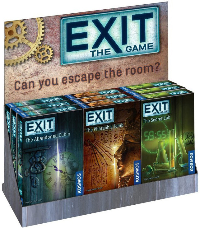 Exit the Game Counter POP Display (Holds 9 Games) (Games not included) Board Game