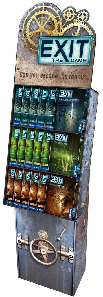 Exit the Game Floor POP Display (Holds 24 Games) (Games not included) Board Game