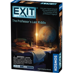 Exit The Professors Last Riddle Board Game