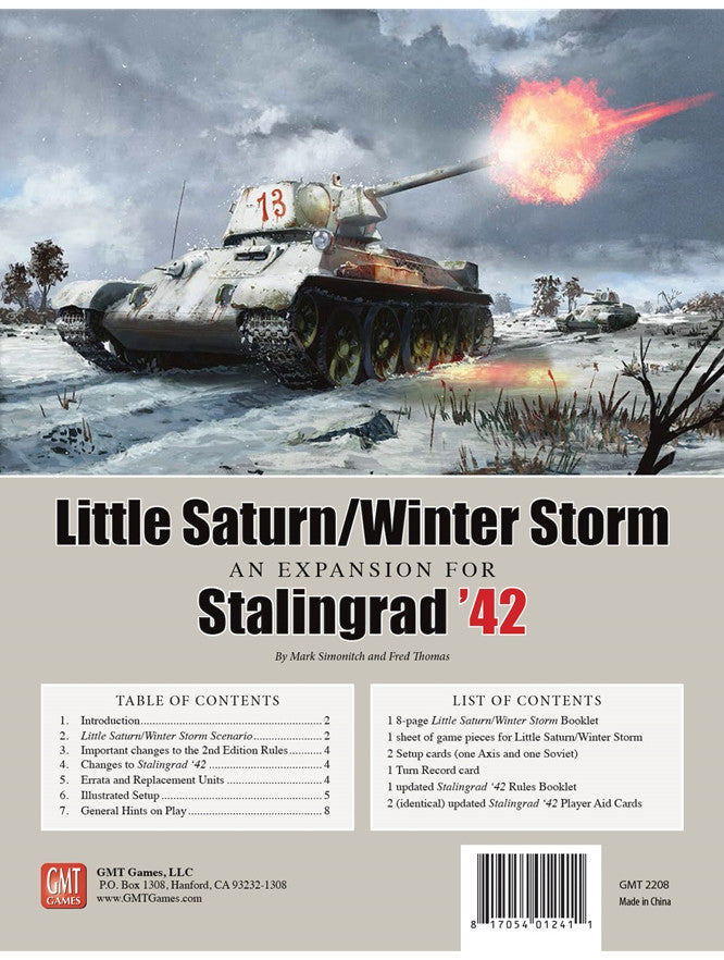 PREORDER Stalingrad 42 Expansion Little Saturn and Winter Storm Operations Board Game