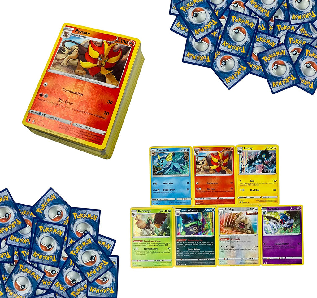 Pokemon TCG 100 Card Assorted Lot with 7 Bonus Free Foil Cards (107 To Gamerholic Pokemon TCG 100 Card Assorted Lot with 7 Bonus Free Foil Cards (107 To Gamerholic