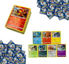 Pokemon TCG 100 Card Assorted Lot from Every Series 7 Bonus Free Foil Cards (107 Total)