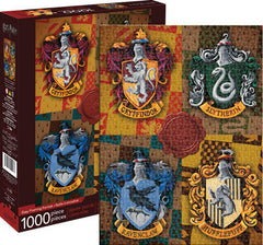 Aquarius Puzzle Harry Potter Crests Puzzle 1000 pieces