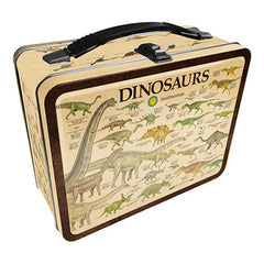 Tin Carry All Fun Lunch Box Smithsonian Dinosaurs