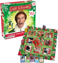 Card Scramble Elf Board Game