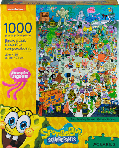 Aquarius Puzzle Spongebob Squarepants Cast Puzzle 1000 pieces