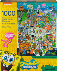 Aquarius Puzzle Spongebob Squarepants Cast Puzzle 1000 pieces