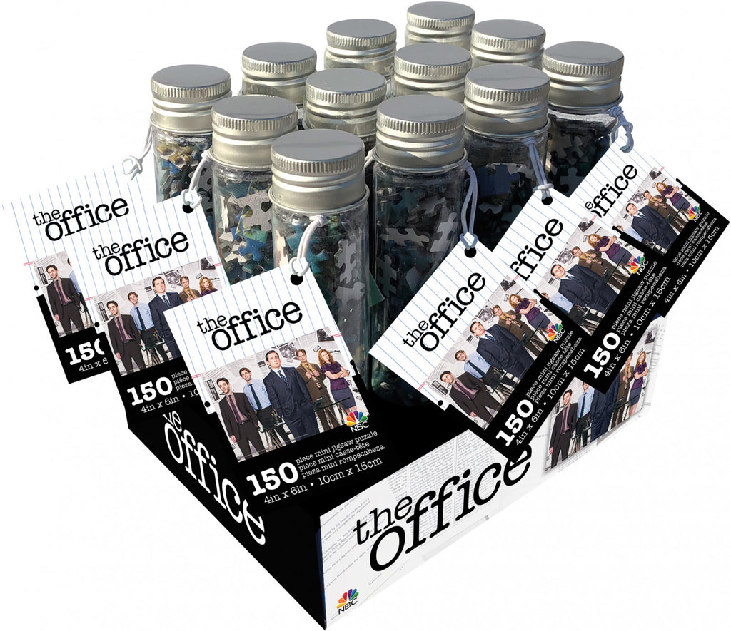 PREORDER Aquarius Puzzle The Office Cast Tube Puzzle 150 pieces (CDU of 12)