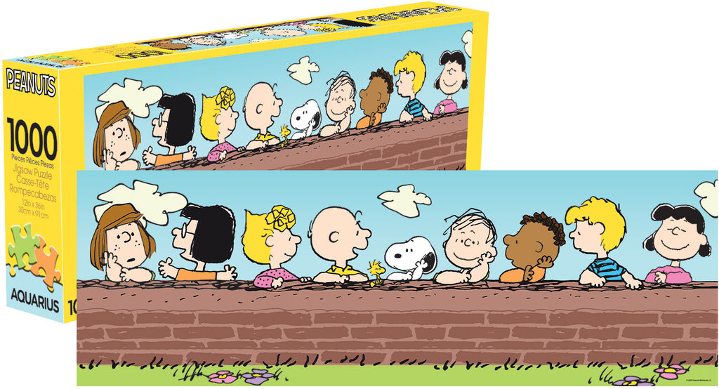 Aquarius Puzzle Peanuts Cast Slim Puzzle 1000 pieces