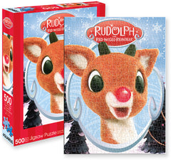 Aquarius Puzzle Rudolph the Red Nosed Reindeer Collage Puzzle 500 pieces