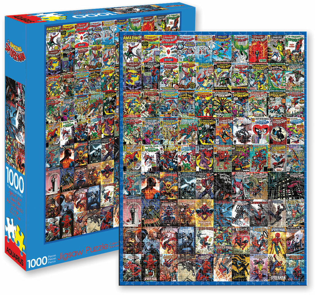 Aquarius Puzzle Marvel Spiderman Covers Puzzle 1000 pieces