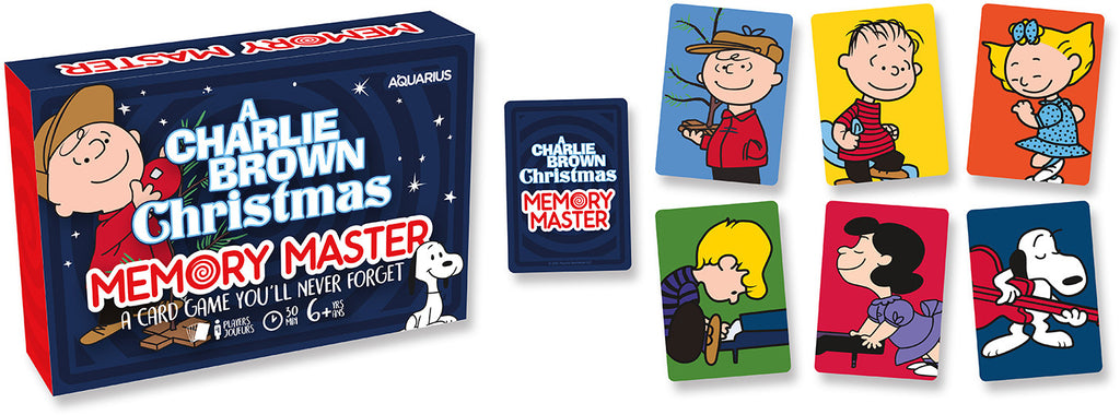 Memory Master Card Game A Charlie Brown Christmas Board Game