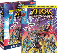 PREORDER Aquarius Puzzle Marvel Thor Love and Thunder Comic Puzzle 500 pieces