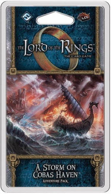 The Lord of the Rings LCG: A Storm on Cobas Haven Adventure Pack Board Game