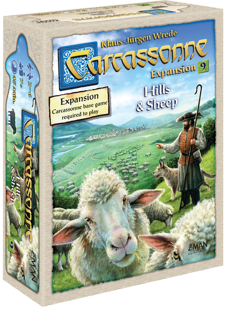 Carcassonne Expansion 9 Hills & Sheep Board Game