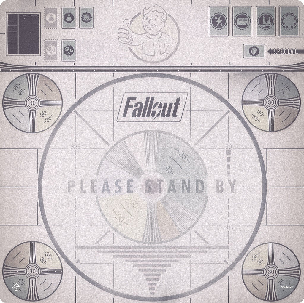 LC Fallout the Board Game - Please Stand By Gamemat