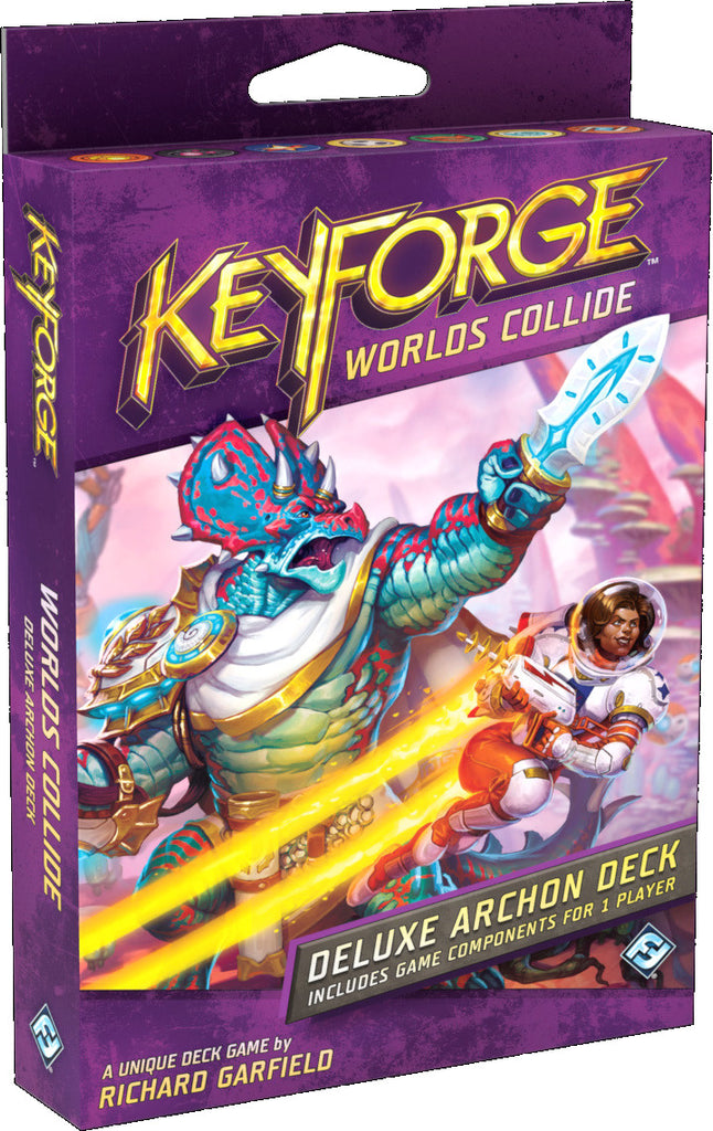 Keyforge Worlds Collide Deluxe Archon Deck Display Board Game