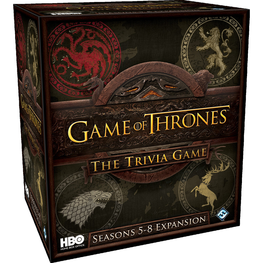 Game of Thrones Trivia Game Seasons 5- 8 Expansion Board Game