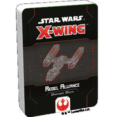 Star Wars X-Wing 2nd Edition Rebel Alliance Damage Deck Board Game