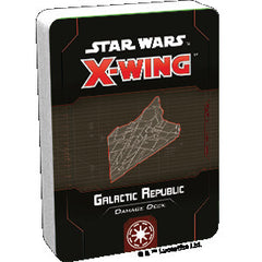 LC Star Wars X-Wing 2nd Edition Galactic Republic Damage Deck Board Game