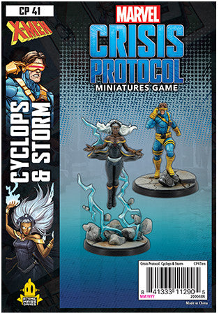 Marvel Crisis Protocol Miniatures Game Cyclops and Storm