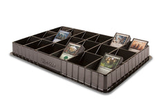 ULTRA PRO BLACK Trading Card Sorting & Dealer Storage Tray 18 Slots Compartments