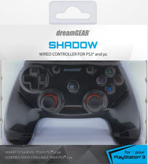 PS3/PC dreamGEAR Shadow Wired Controller