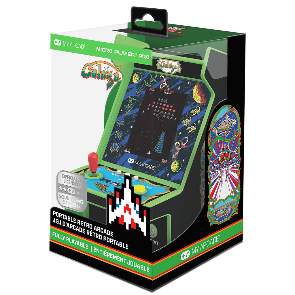 PREORDER My Arcade Galaga Retro Arcade 6.75" Micro Player Pro