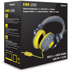 iSound HM-260 Wired Headphone - Yellow