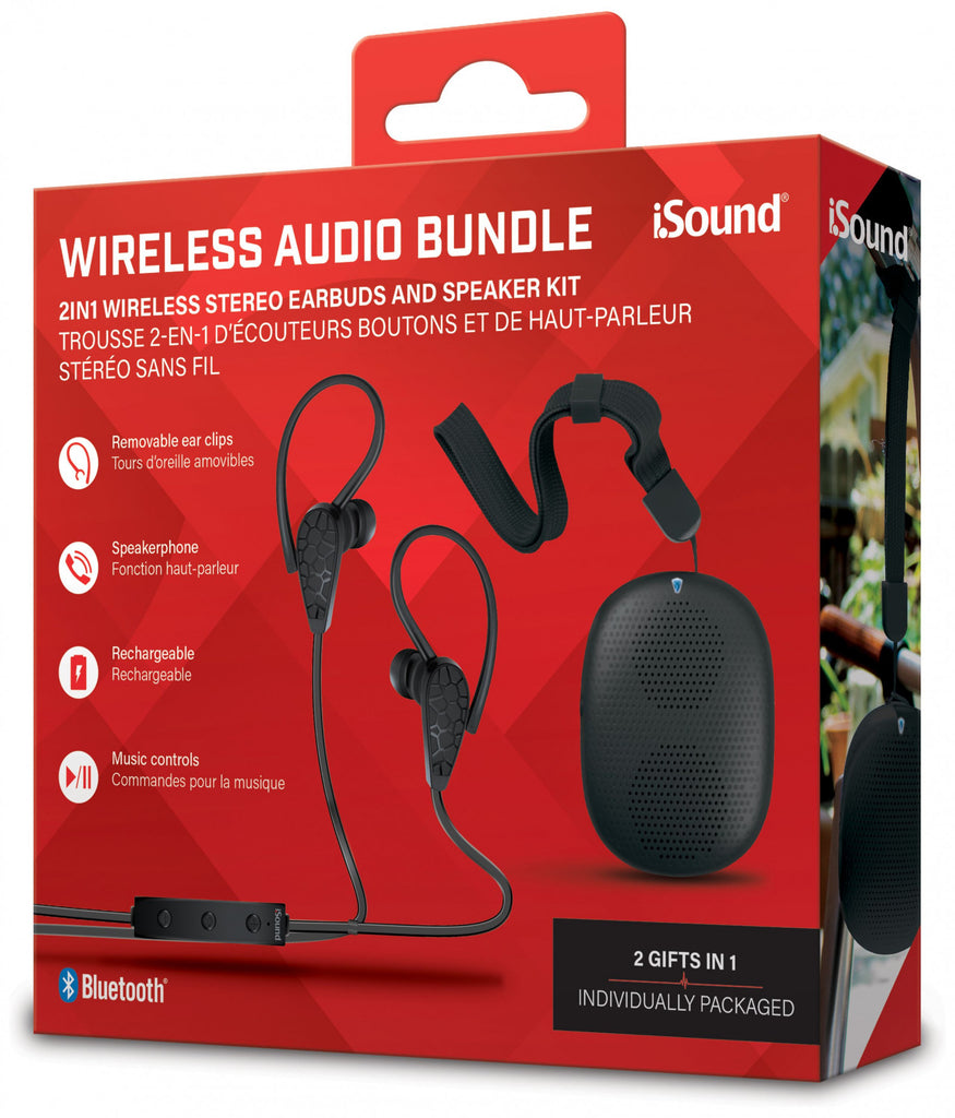 iSound Bluetooth Wireless Audio Bundle - Black
