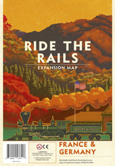 Ride The Rails - France and Germany Expansion Map Board Game